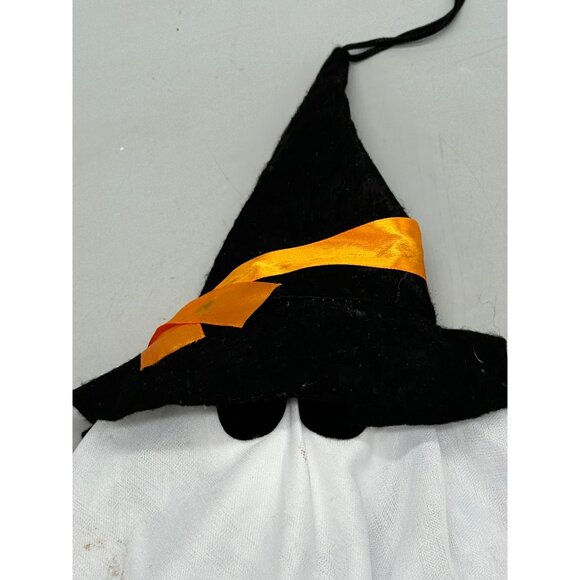 Halloween Witch ghost Hanging Decoration With Hat & Boots 22" white orange READ - Picture 4 of 7
